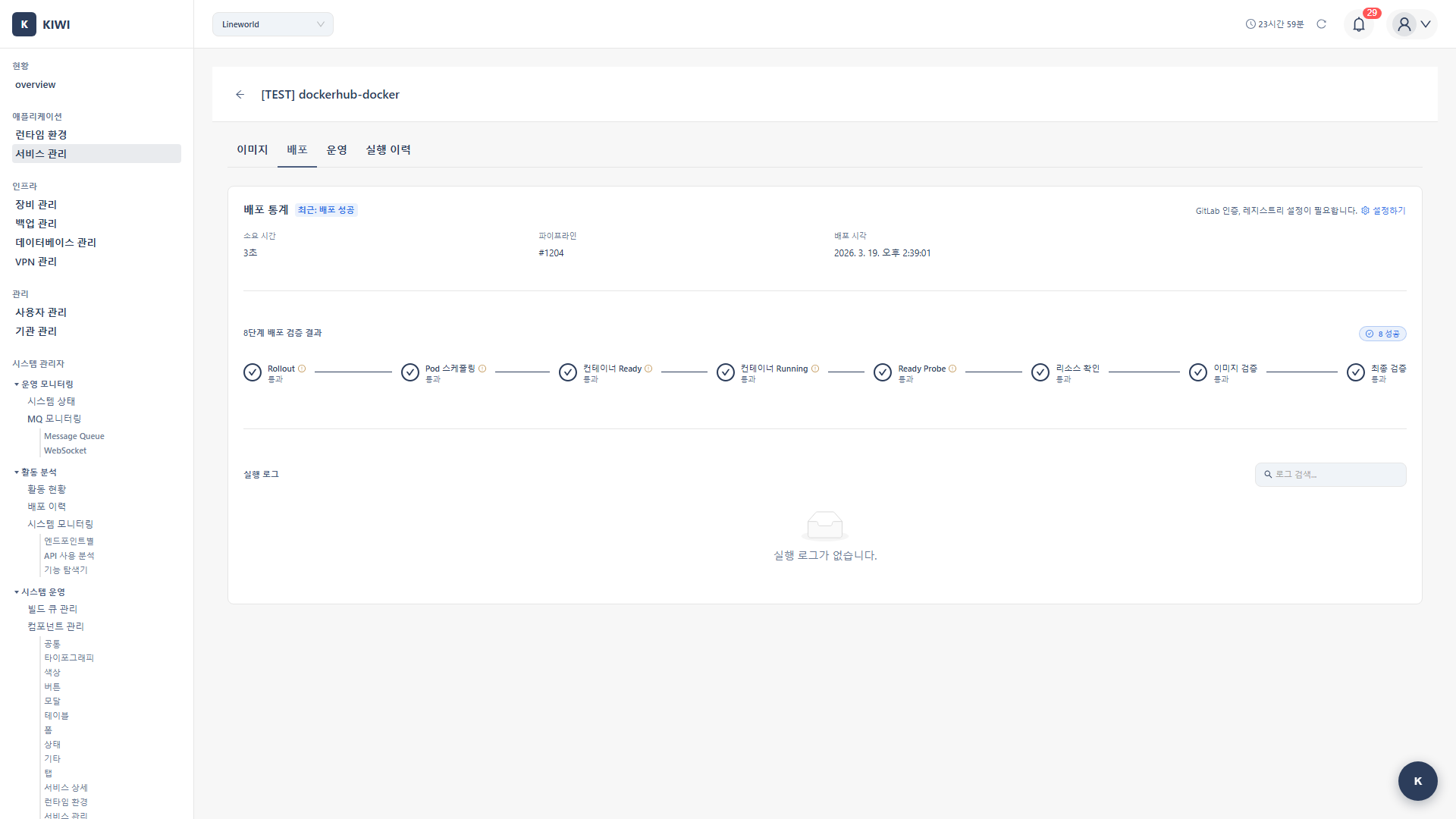 Docker Deploy Tab